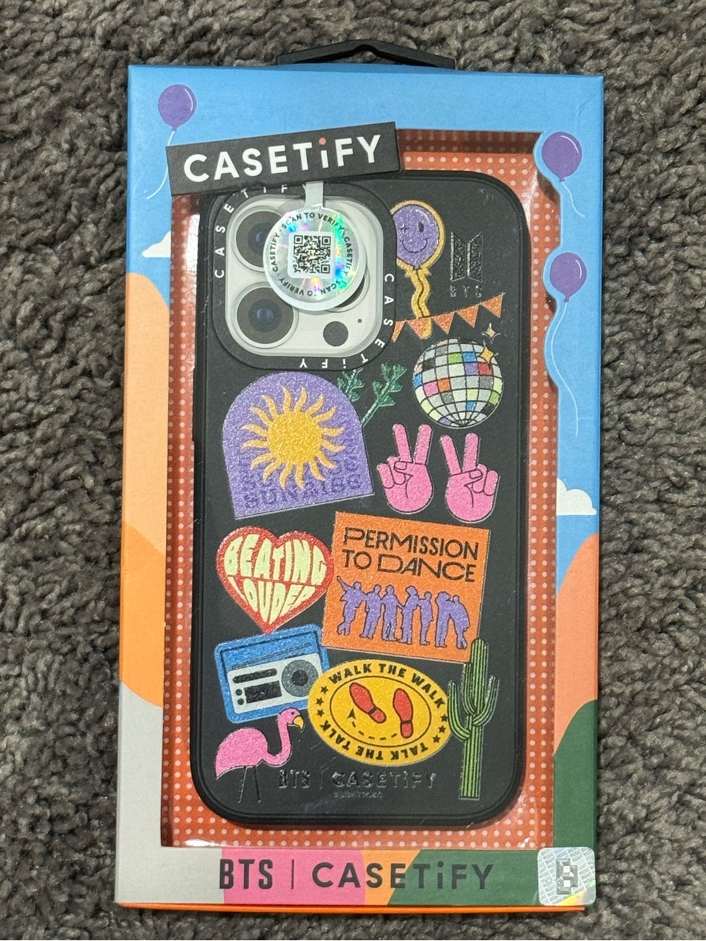 Casetify BTS Edition Permission to Dance Sticker iPhone 13 Pro Case